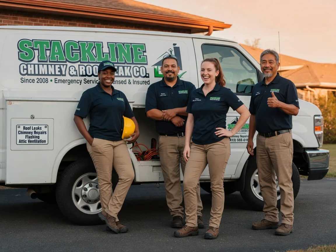 Chimney flashing repair company in Sterling, PA